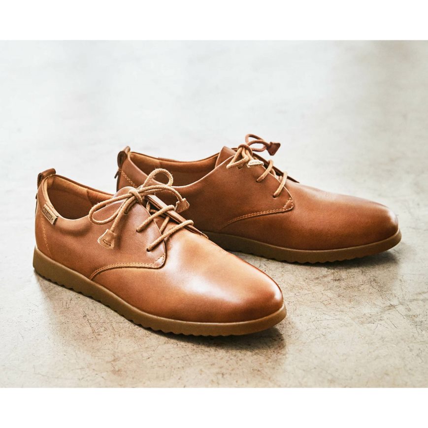 Brown Pikolinos MALLORCA Women's Derby Shoes | FTAQ93608