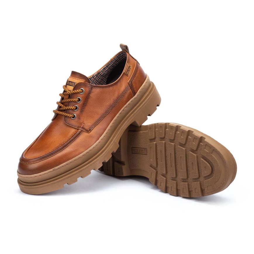 Brown Pikolinos OURENSE Men's Casual Shoes | IZTH0T174