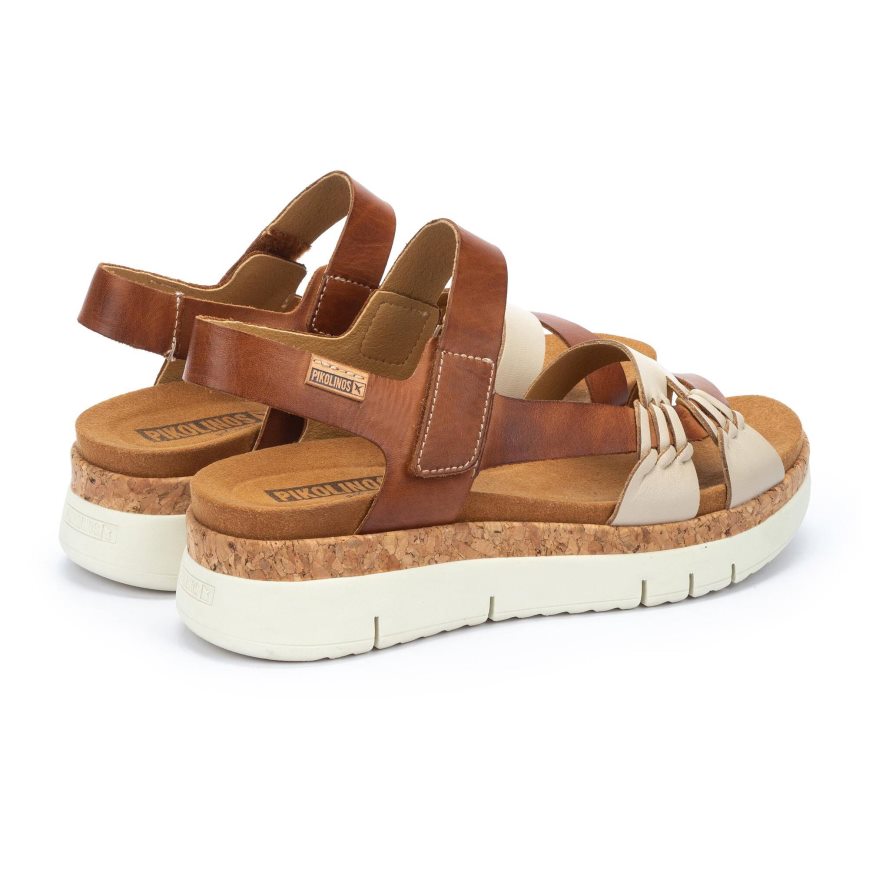 Brown Pikolinos PALMA Women's Sandals | XAU1237T0