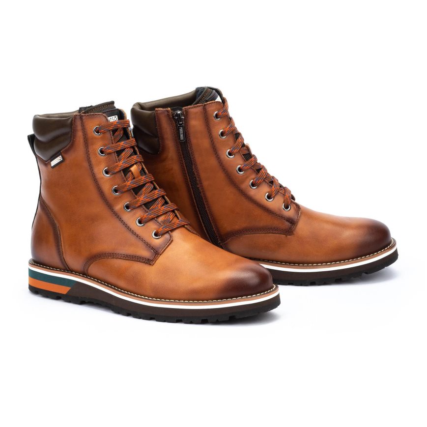 Brown Pikolinos PIRINEOS Men's Ankle Boots | H1GP02791