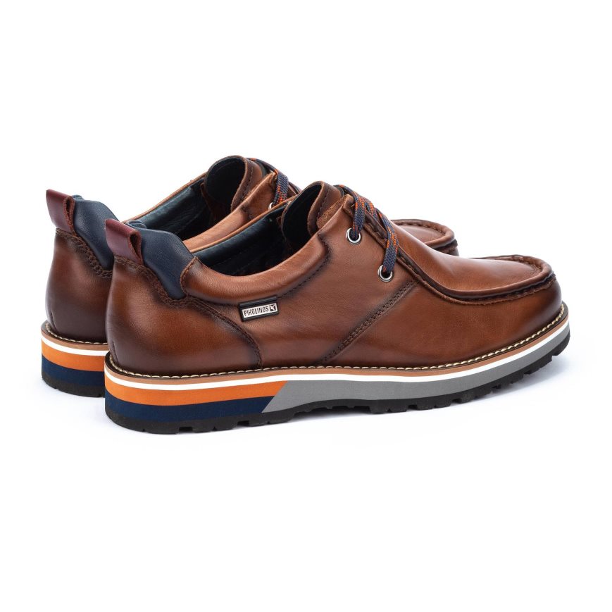 Brown Pikolinos PIRINEOS Men's Lace Up Shoes | LNP121687