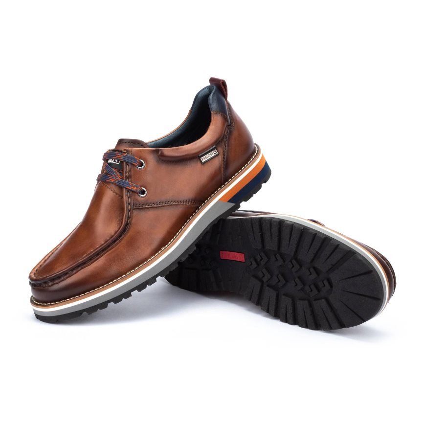 Brown Pikolinos PIRINEOS Men's Lace Up Shoes | LNP121687