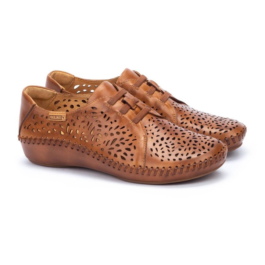 Brown Pikolinos P. VALLARTA Women's Loafers | MUHNT4821