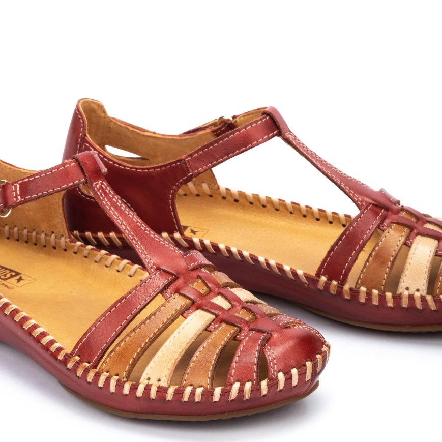 Brown Pikolinos P. VALLARTA Women's Sandals | JQCO26078