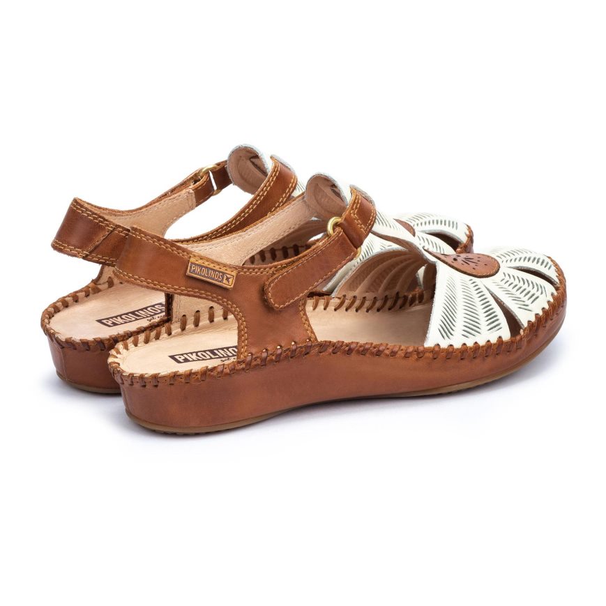 Brown Pikolinos P. VALLARTA Women's Sandals | NJTV3874T