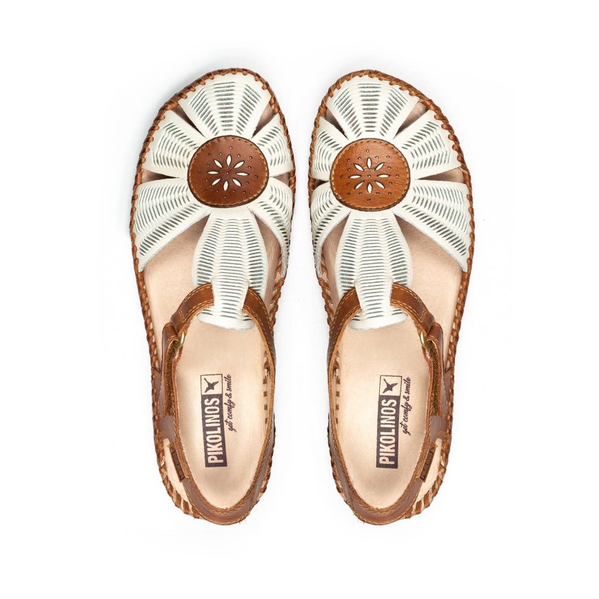 Brown Pikolinos P. VALLARTA Women's Sandals | NJTV3874T