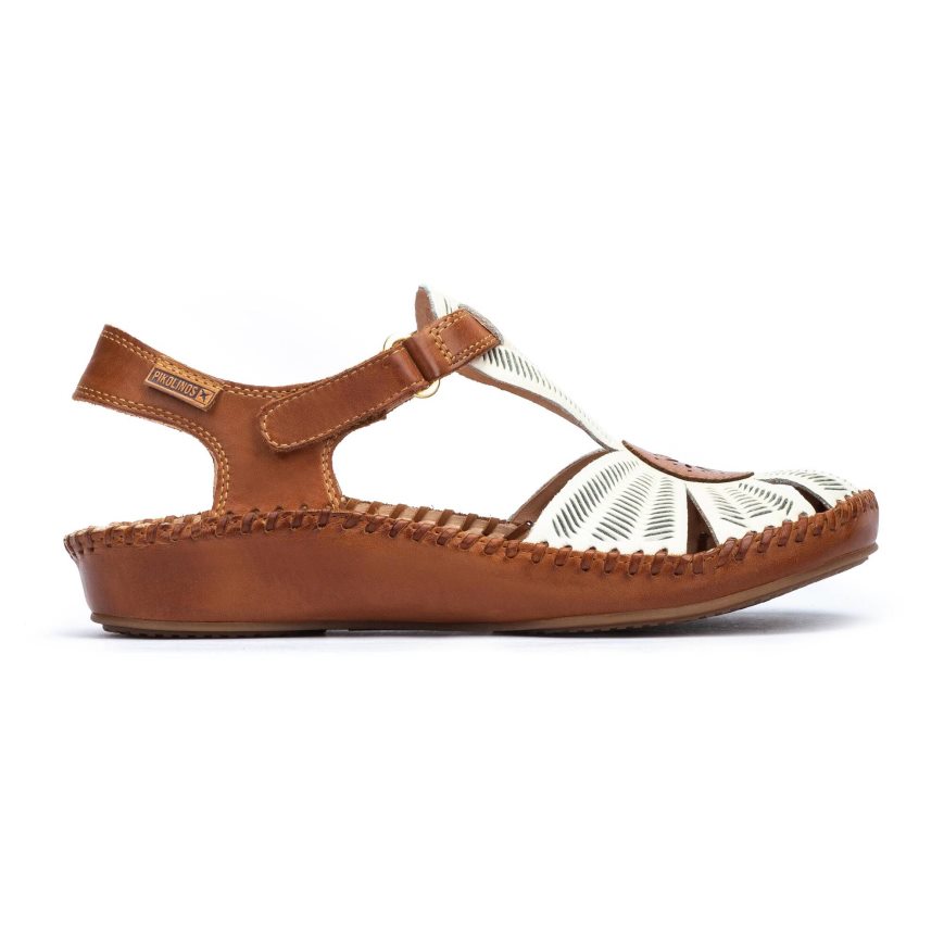 Brown Pikolinos P. VALLARTA Women\'s Sandals | NJTV3874T