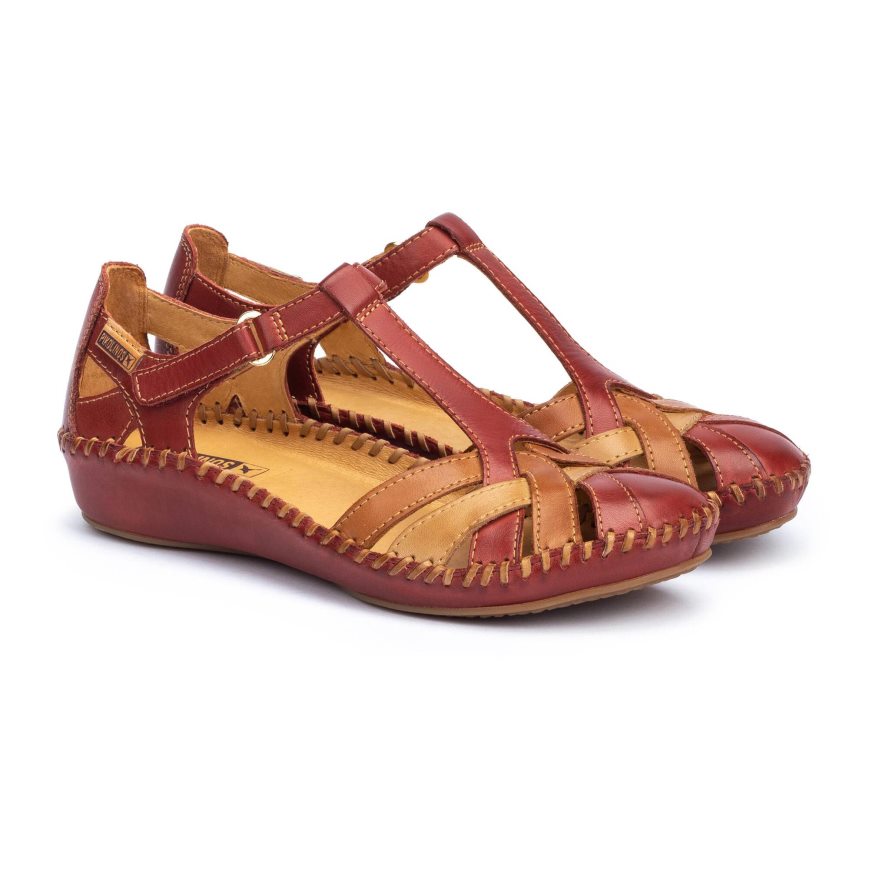 Brown Pikolinos P. VALLARTA Women's Sandals | TJQW98420