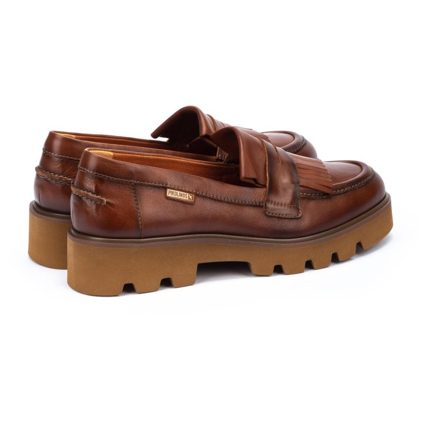 Brown Pikolinos SALAMANCA Women's Clogs | NFVC49162