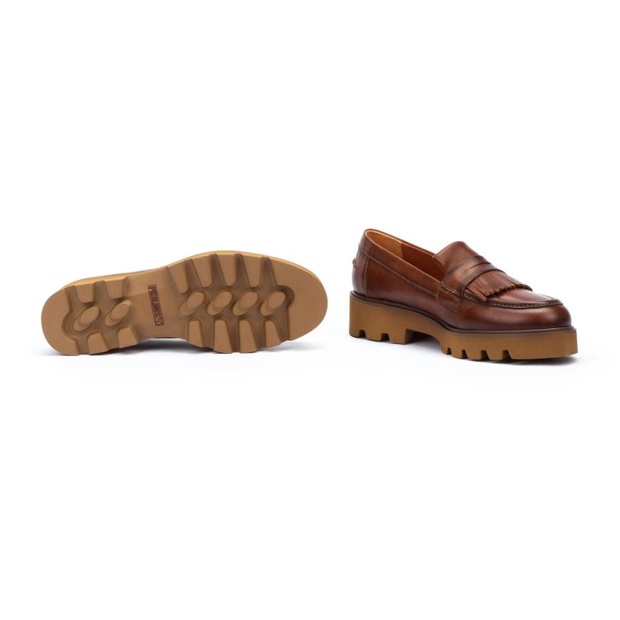 Brown Pikolinos SALAMANCA Women's Clogs | NFVC49162