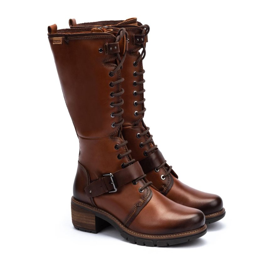 Brown Pikolinos SAN SEBASTIAN Women's Ankle Boots | FJEXT4368