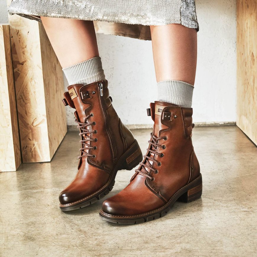 Brown Pikolinos SAN SEBASTIAN Women's Ankle Boots | MHWB81243