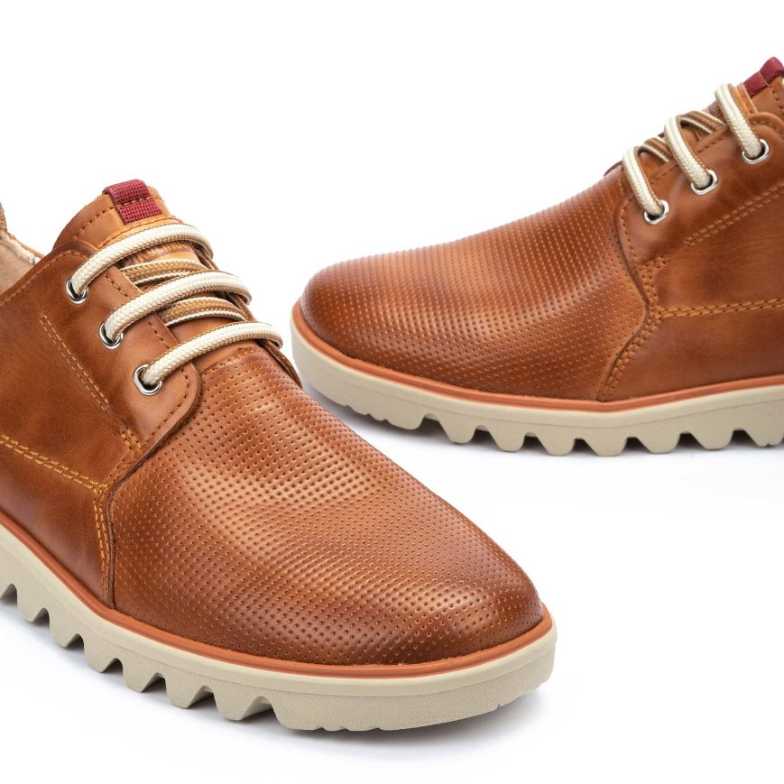 Brown Pikolinos TABERNAS Men's Lace Up Shoes | EVYJ49108