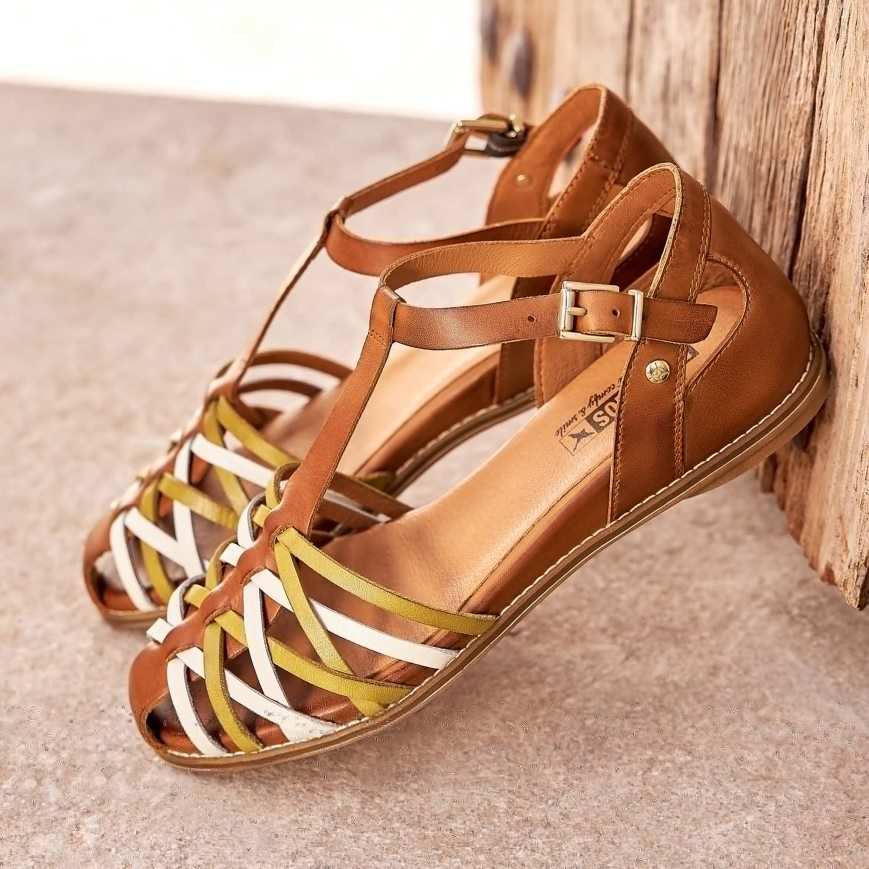 Brown Pikolinos TALAVERA Women's Sandals | GZIC32T10