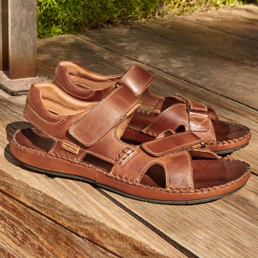 Brown Pikolinos TARIFA Men's Sandals | BRPL46T31