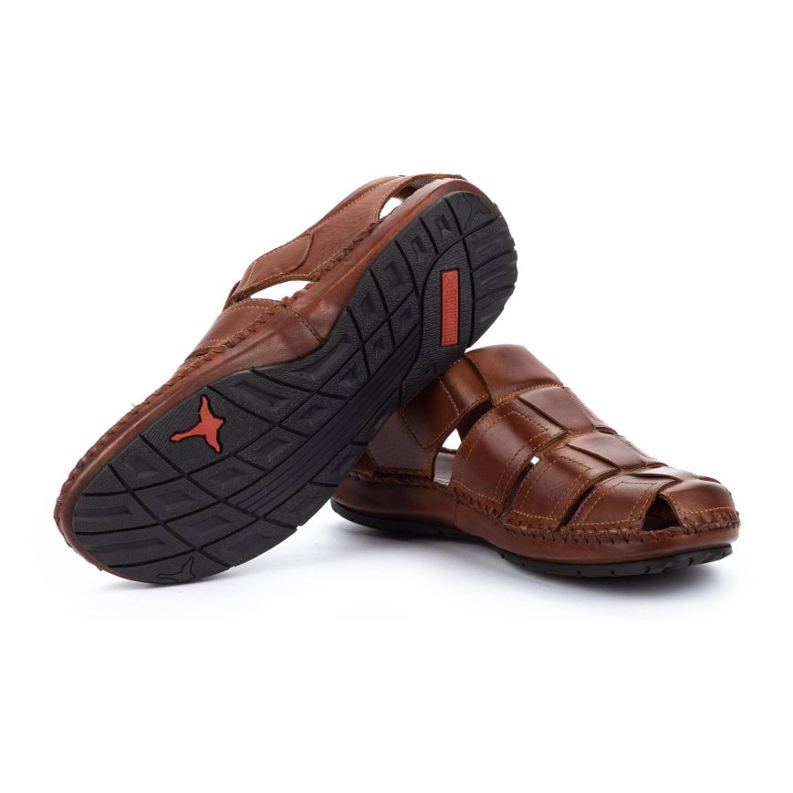 Brown Pikolinos TARIFA Men's Sandals | CPFS1T283