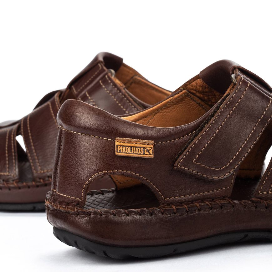 Brown Pikolinos TARIFA Men's Sandals | DUAG41608