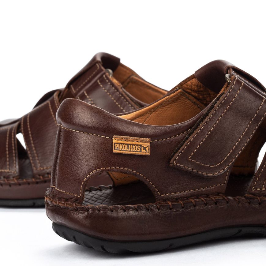 Brown Pikolinos TARIFA Men's Sandals | QIZ103918