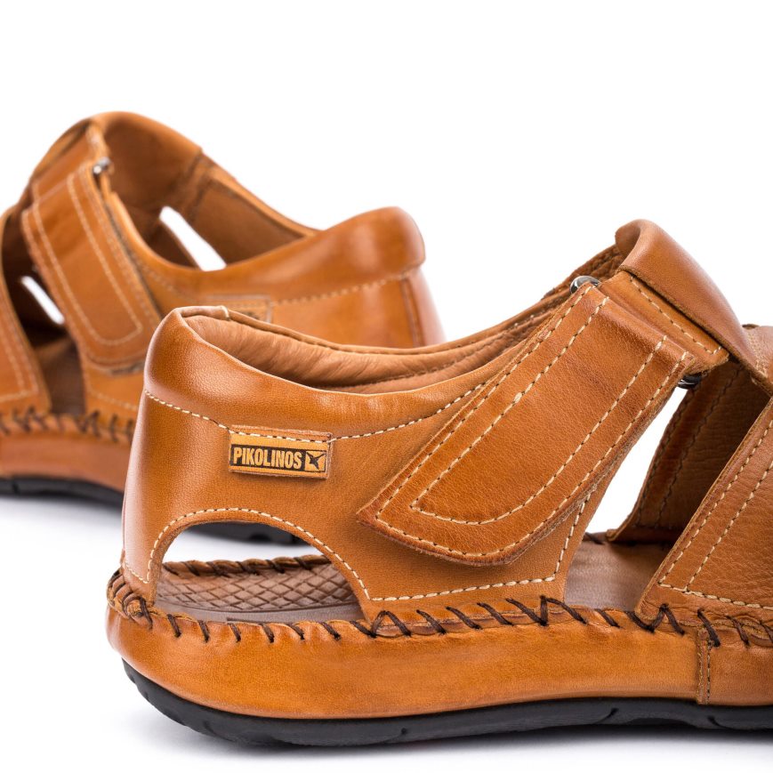 Brown Pikolinos TARIFA Men's Sandals | WCJB3T647