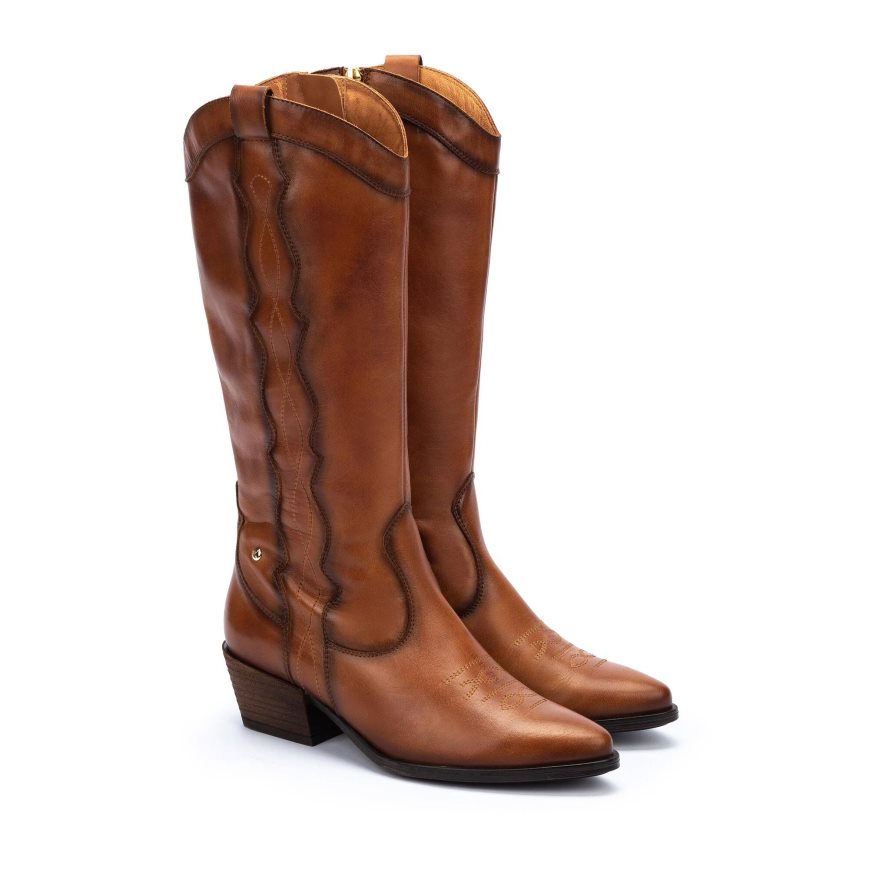 Brown Pikolinos VERGEL Women's Ankle Boots | TDVW80391