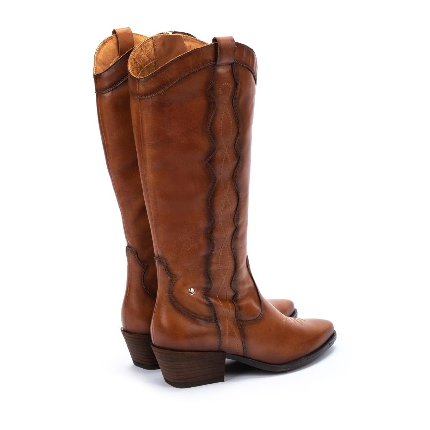 Brown Pikolinos VERGEL Women's Ankle Boots | TDVW80391