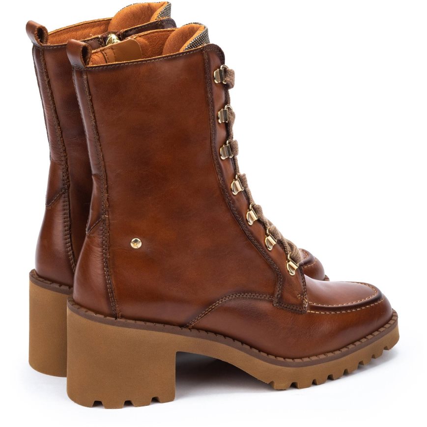 Brown Pikolinos VIELLA Women's Ankle Boots | CPXG7463T