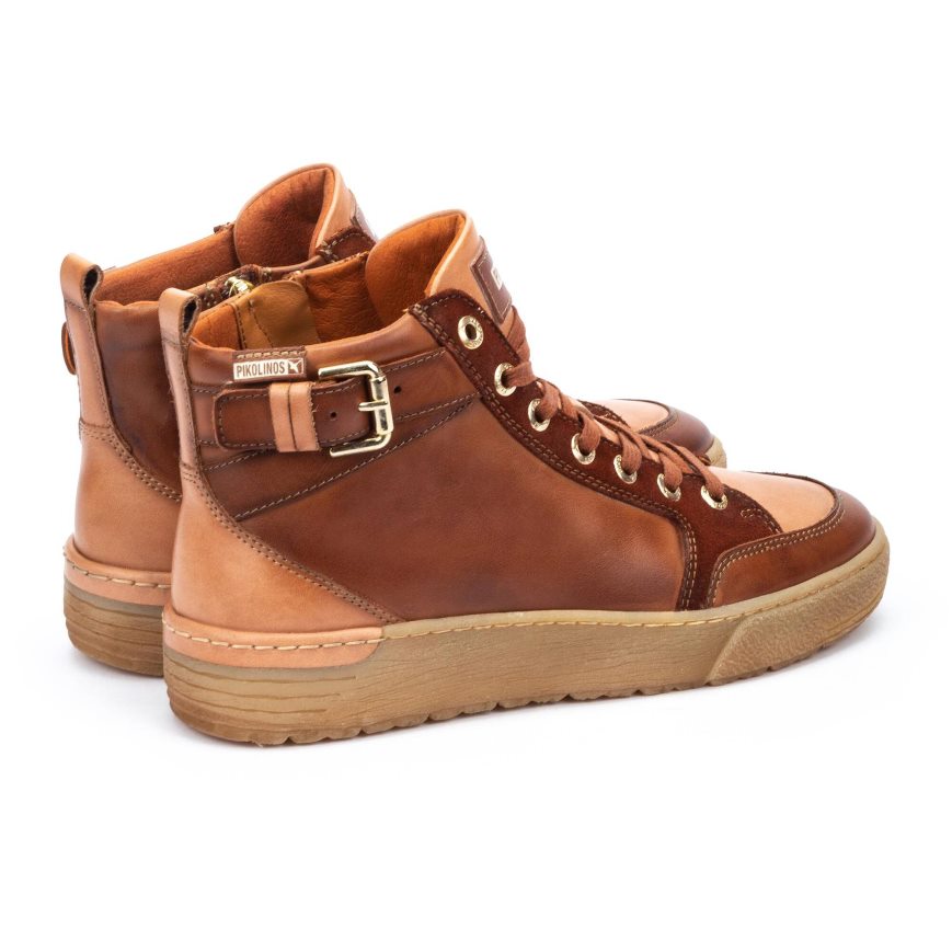 Brown Pikolinos VITORIA Women's Sneakers | FLIE74690