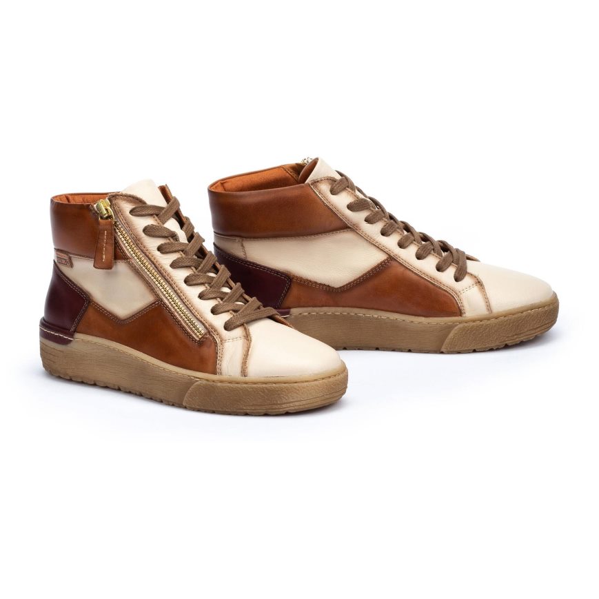 Brown Pikolinos VITORIA Women's Sneakers | PGDS09876