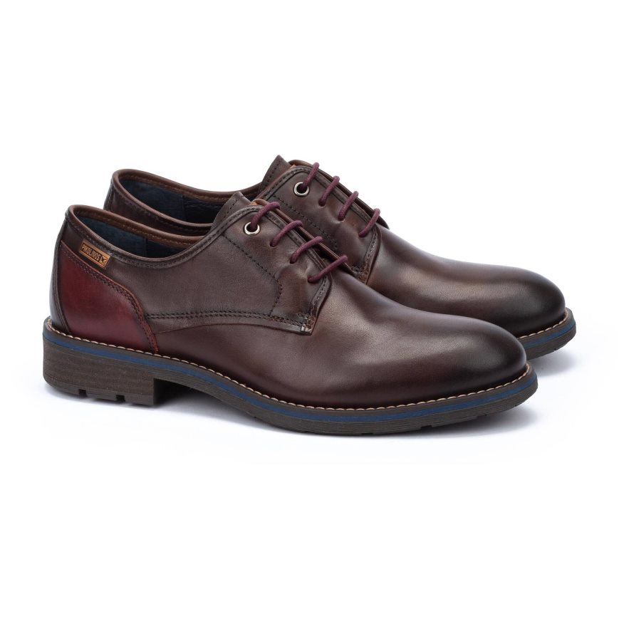 Brown Pikolinos YORK Men's Casual Shoes | ZERF40182