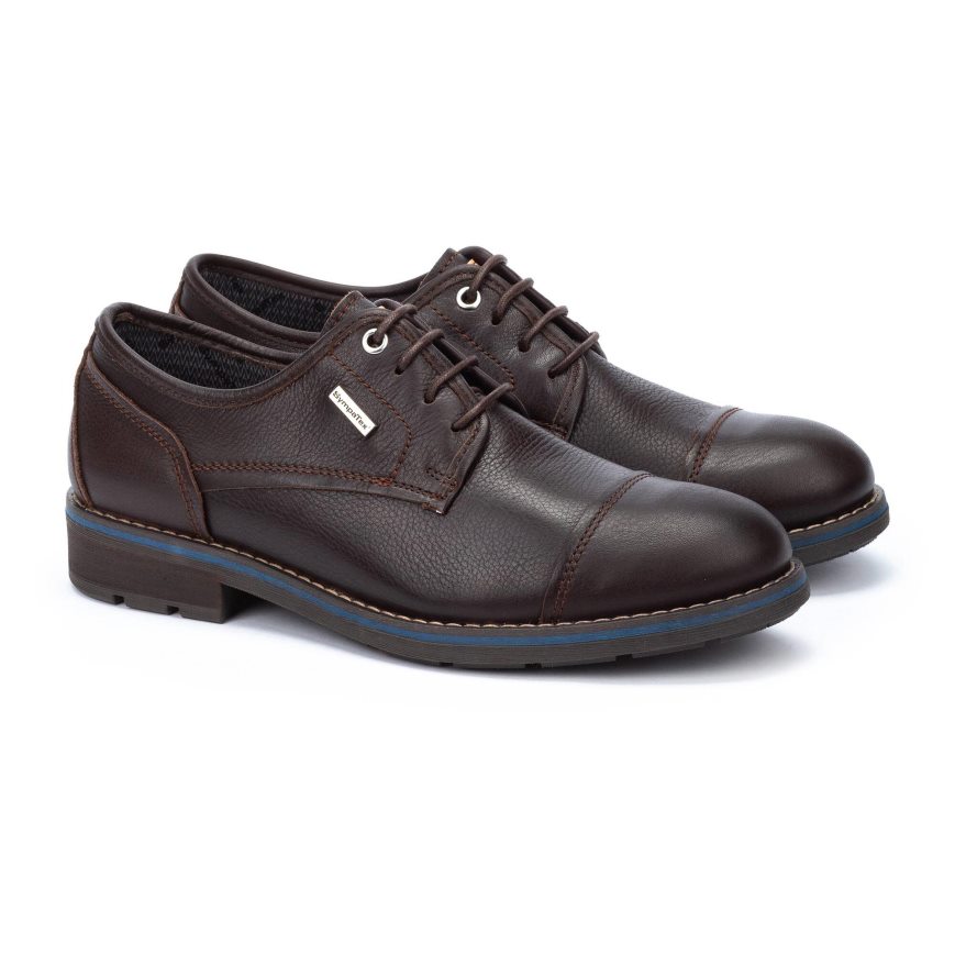 Brown Pikolinos YORK Men's Dress Shoes | DTFE179T0