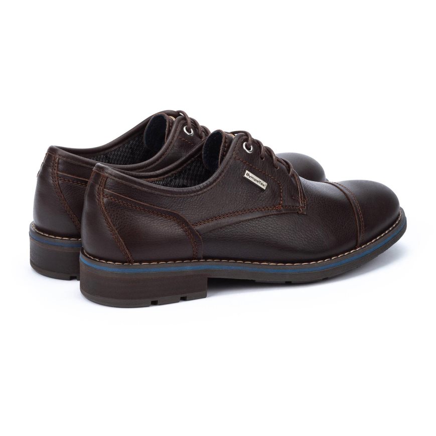 Brown Pikolinos YORK Men's Dress Shoes | DTFE179T0