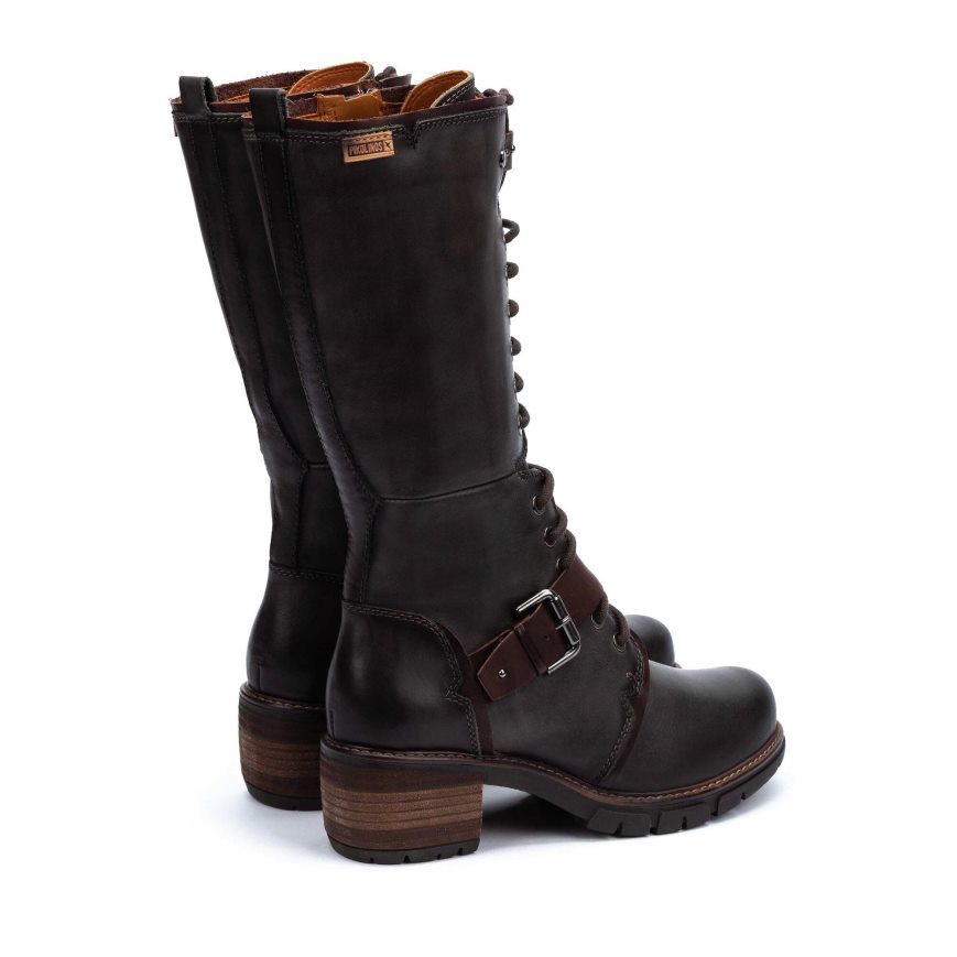 Chocolate Pikolinos SAN SEBASTIAN Women's Ankle Boots | WCN196T18