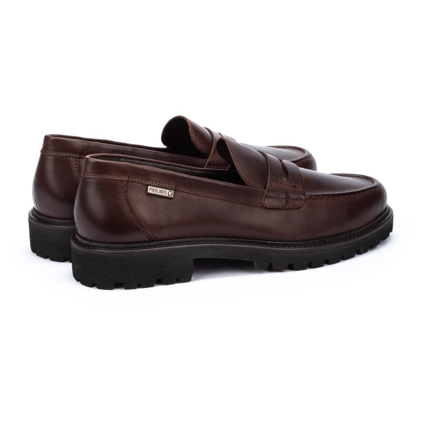 Chocolate Pikolinos TOLEDO Men's Moccasins | A1UR9742T