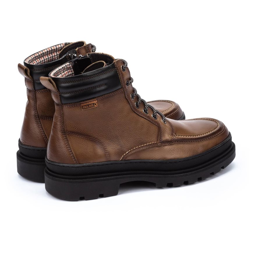 Gold Pikolinos OURENSE Men's Ankle Boots | RNWDT2870