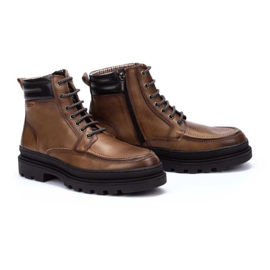 Gold Pikolinos OURENSE Men's Ankle Boots | RNWDT2870