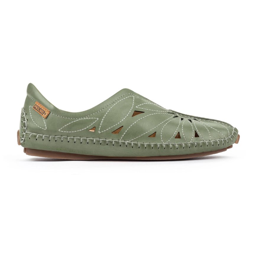 Green Pikolinos JEREZ Women\'s Moccasins | 1AXHT2498