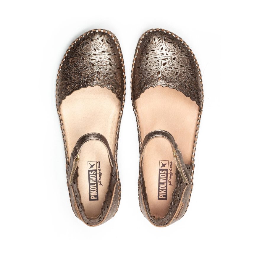 Grey Pikolinos P. VALLARTA Women's Ballet Flats | D1IB6T713