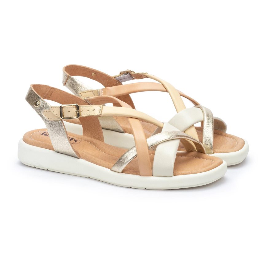 Multicolor Pikolinos CALELLA Women's Flat Sandals | XWNV1T946