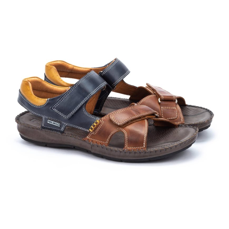 Multicolor Pikolinos TARIFA Men's Sandals | HTXU12T94