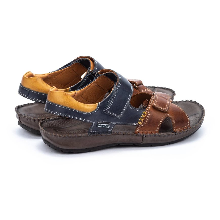 Multicolor Pikolinos TARIFA Men's Sandals | HTXU12T94