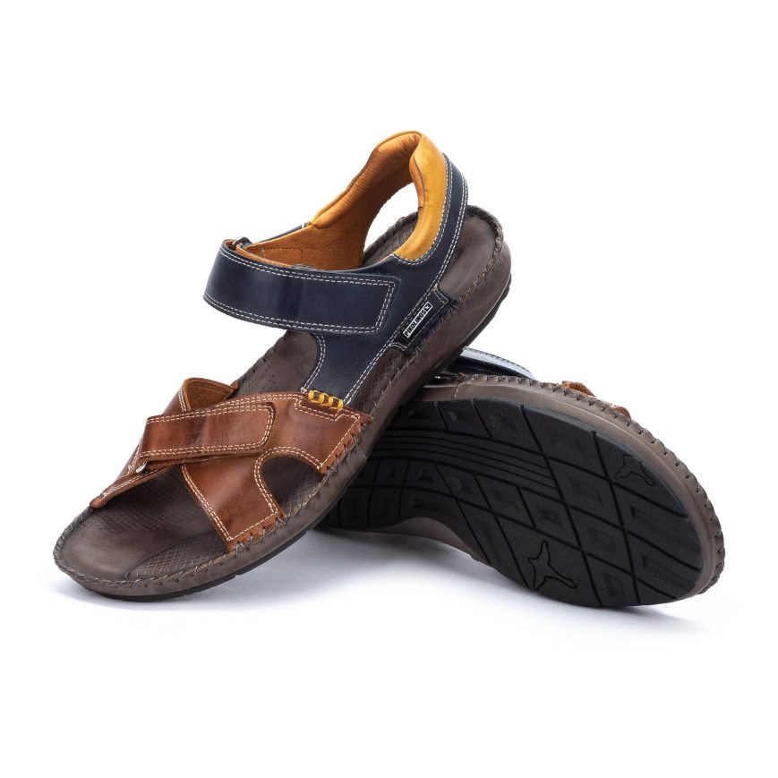 Multicolor Pikolinos TARIFA Men's Sandals | HTXU12T94