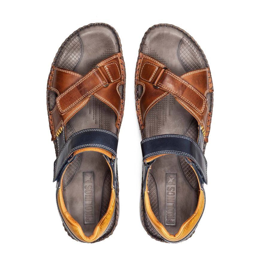 Multicolor Pikolinos TARIFA Men's Sandals | HTXU12T94