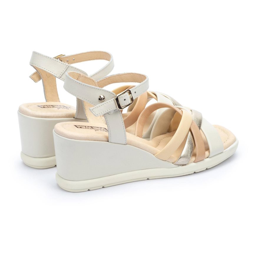 Multicolor Pikolinos TEULADA Women's Wedge Sandals | AYPE64918