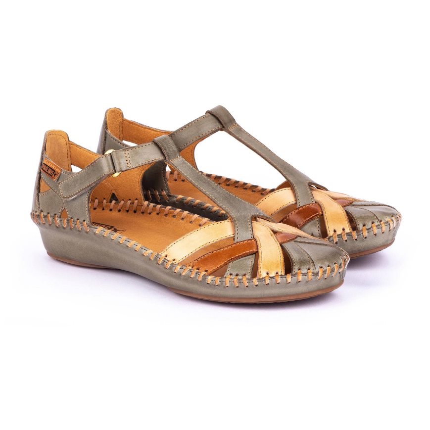 Olive Pikolinos P. VALLARTA Women's Sandals | RHCG72680