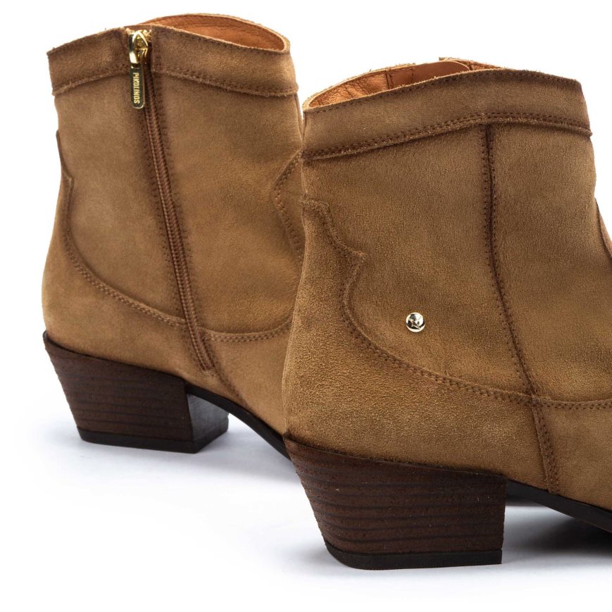 Olive Pikolinos VERGEL Women's Ankle Boots | EBCN24896