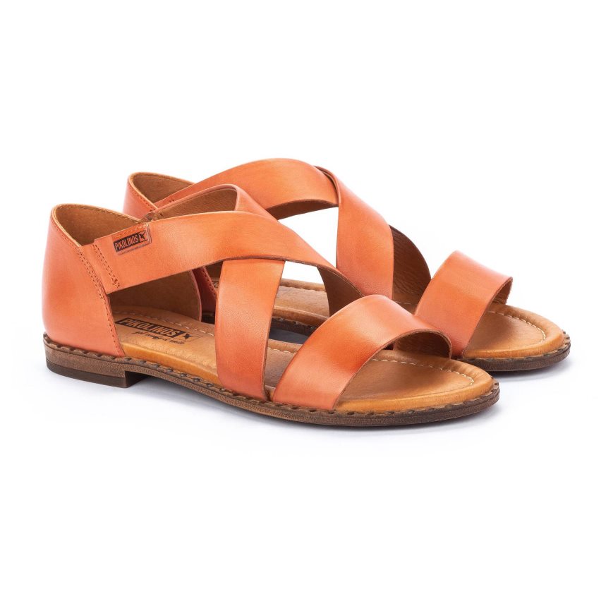 Orange Pikolinos ALGAR Women's Sandals | LTQS178T4