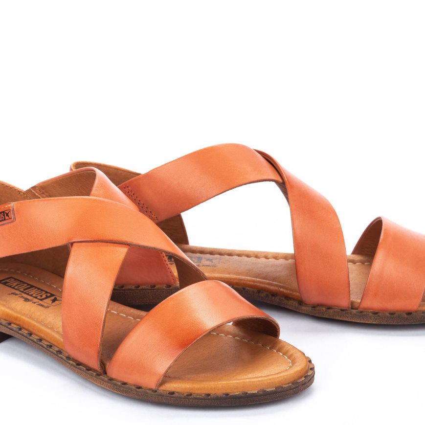 Orange Pikolinos ALGAR Women's Sandals | LTQS178T4