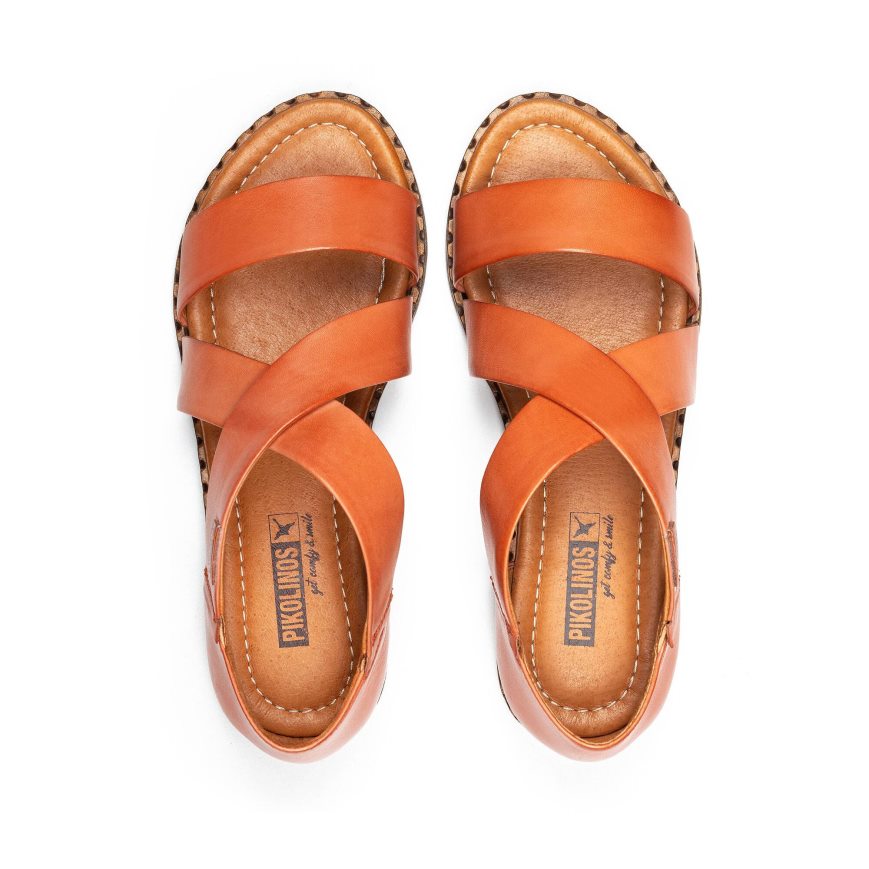 Orange Pikolinos ALGAR Women's Sandals | LTQS178T4