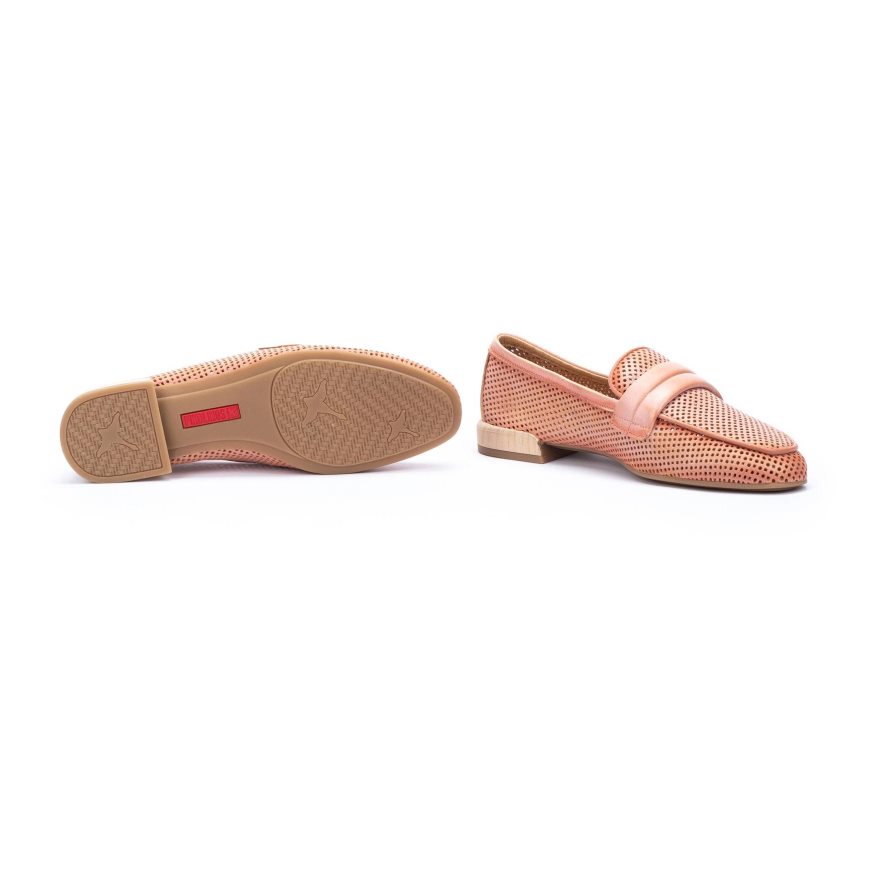 Pink Pikolinos ALMERIA Women's Loafers | TYNZT7369