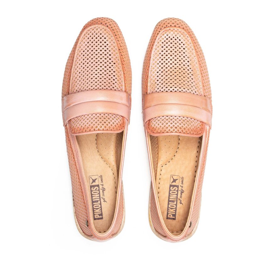 Pink Pikolinos ALMERIA Women's Loafers | TYNZT7369